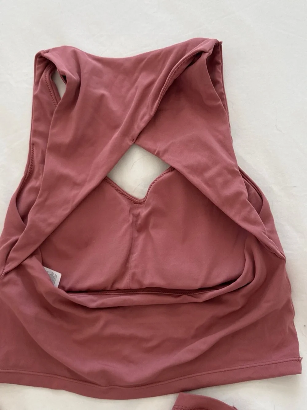 aerie Dusty Rose Flare Leggings and Racerback Sports Bra Set